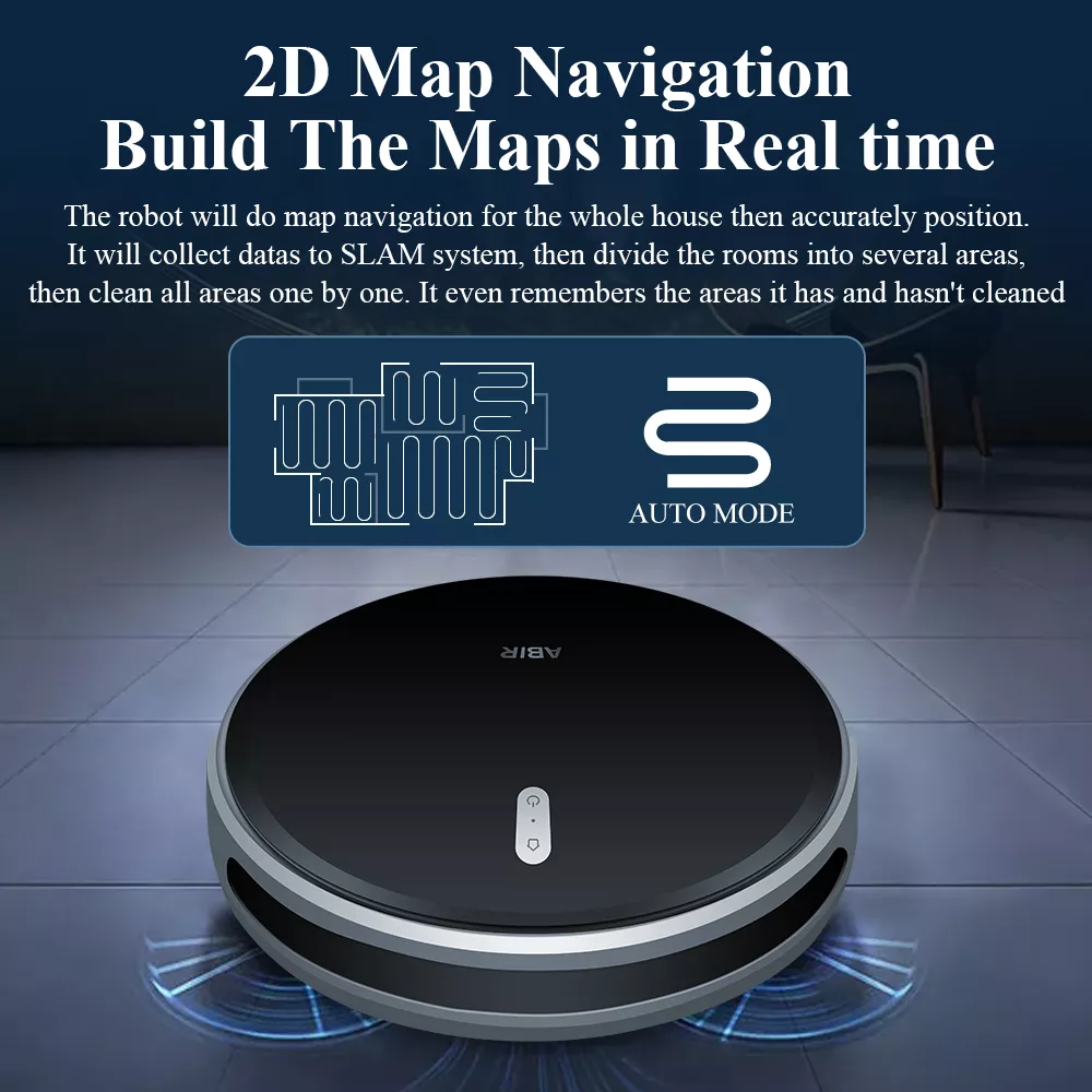 High-Power Smart Robot Vacuum Cleaner with 6000Pa Suction - Image 2
