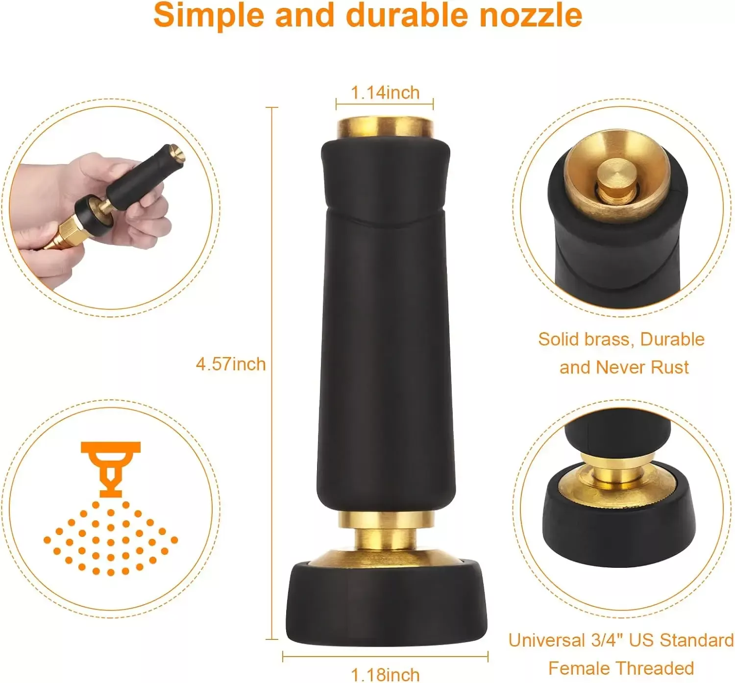 100 FT Expandable Stainless Steel Garden Hose - Image 4