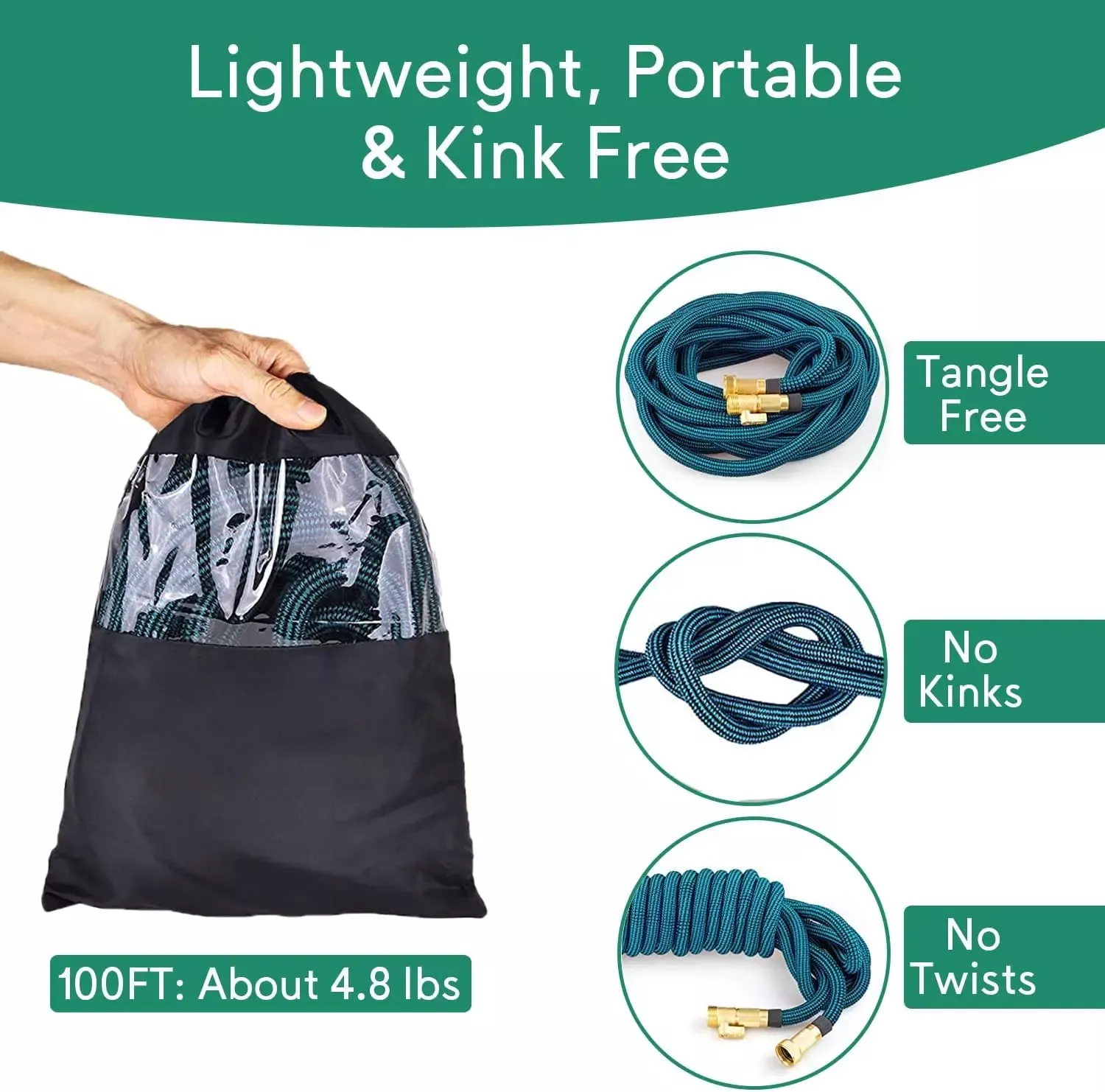 Expandable Garden Hose 100 ft - Image 5