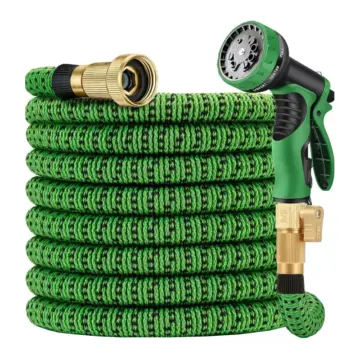 100ft Expandable Garden Hose with 10 Function Spray Nozzle