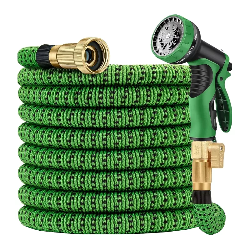 100ft Expandable Garden Hose with 10 Function Spray Nozzle