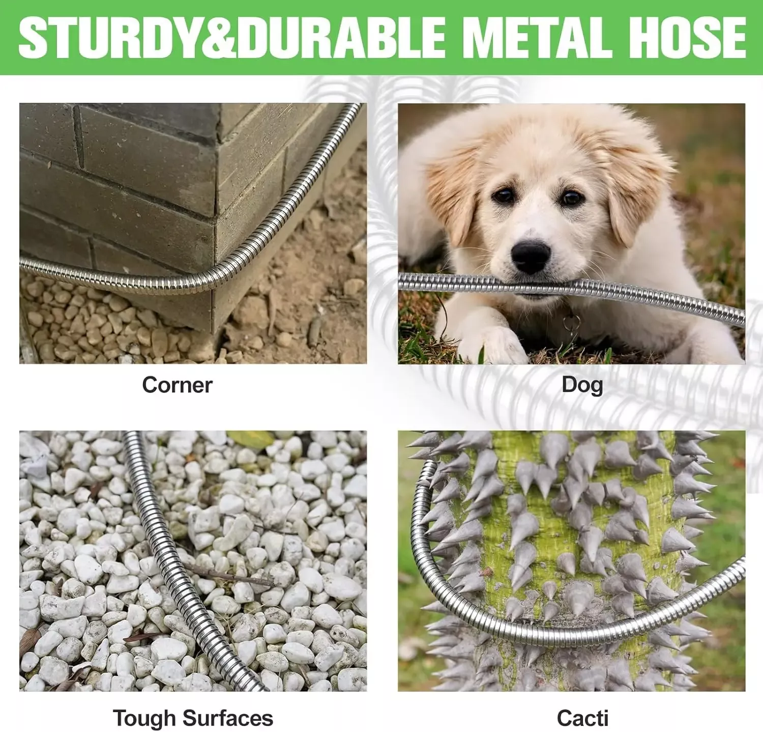 100ft Stainless Steel Garden Hose - Image 3