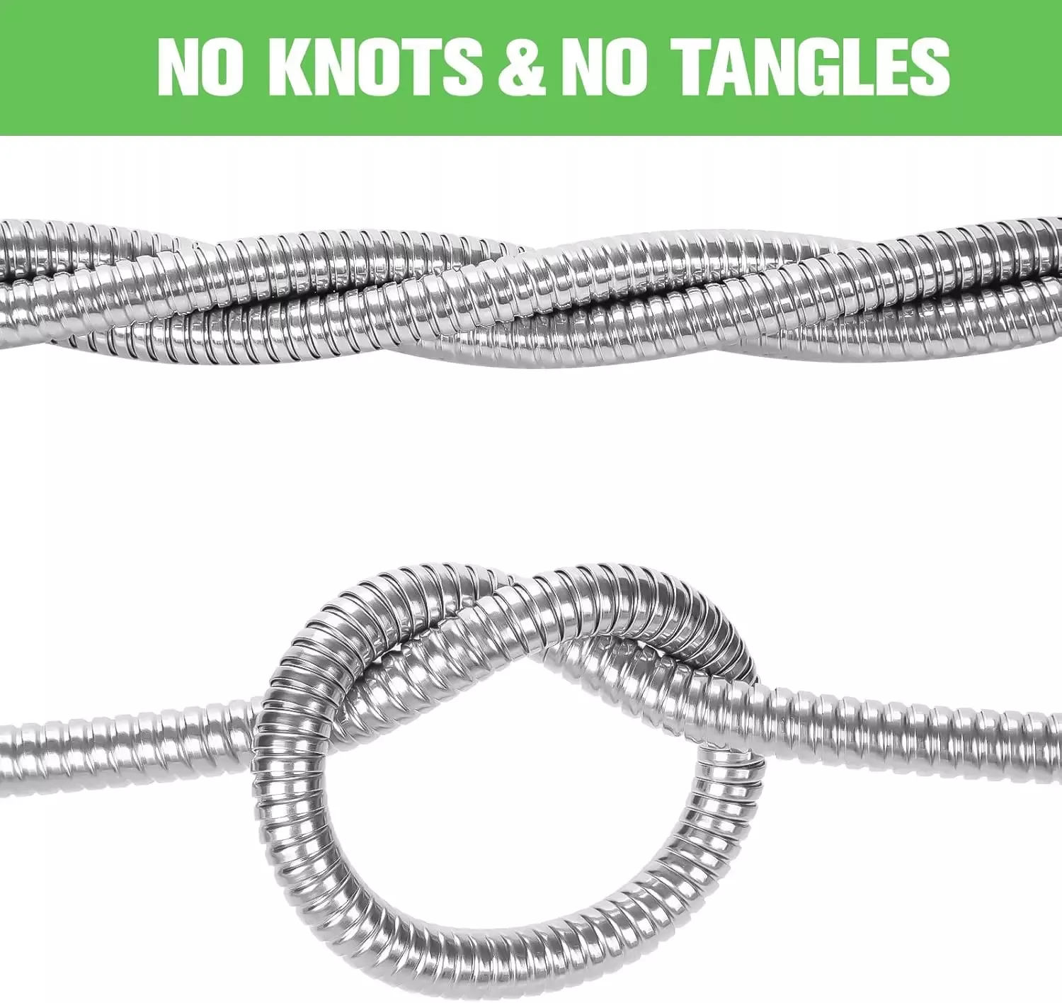 100ft Stainless Steel Garden Hose - Image 6