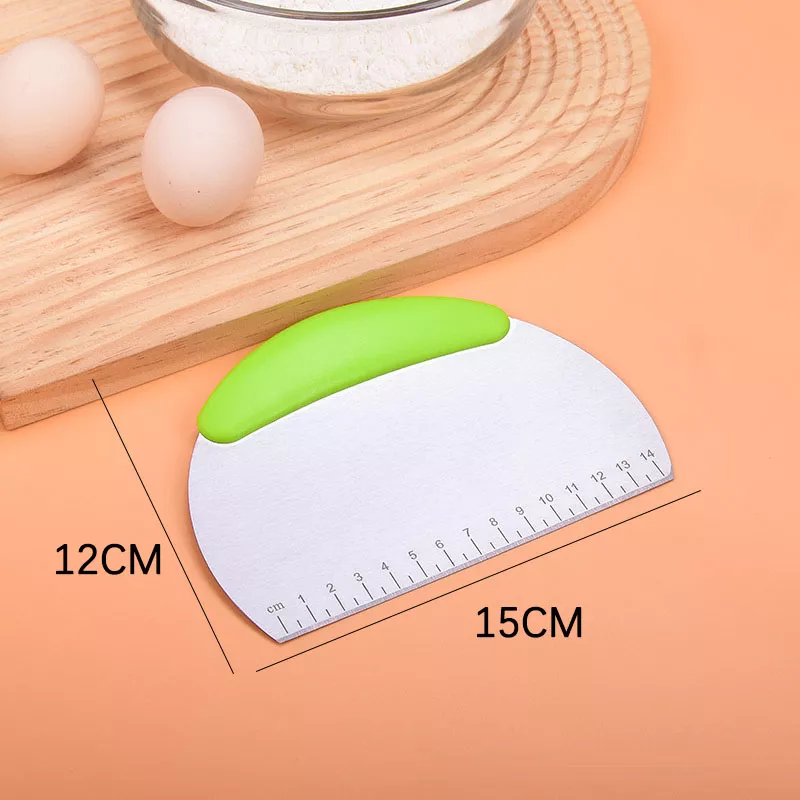 Multi-Purpose Stainless Steel Dough Scraper and Chopper - Kitchen Tool - Image 6