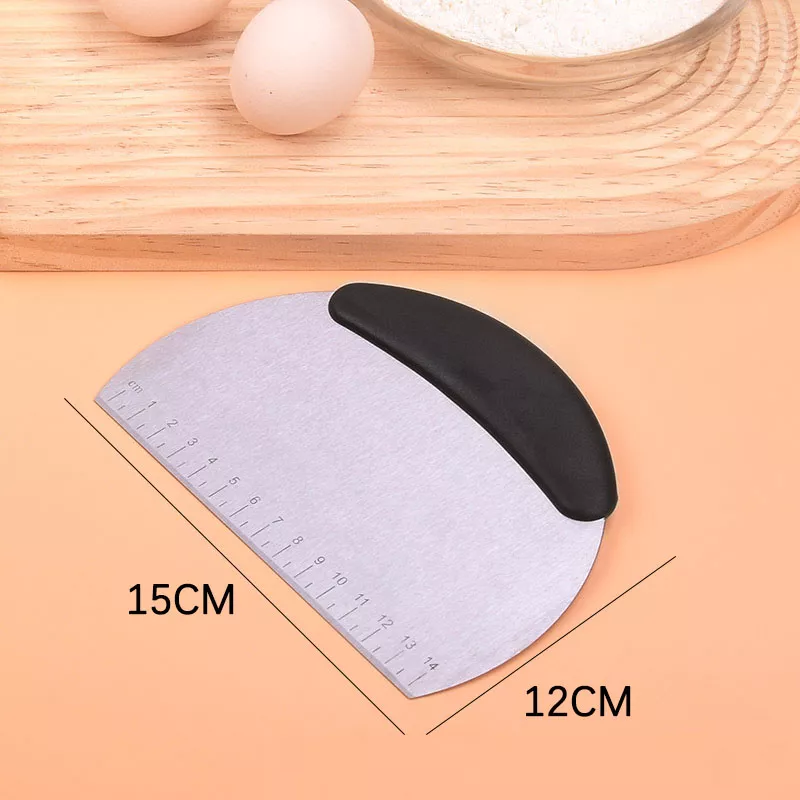 Multi-Purpose Stainless Steel Dough Scraper and Chopper - Kitchen Tool - Image 5