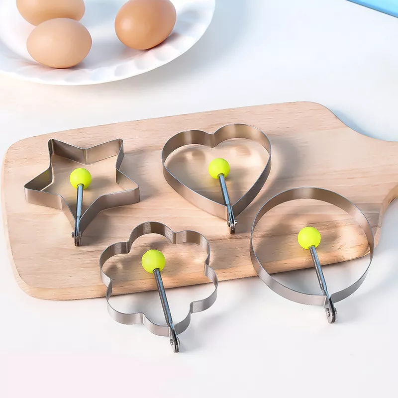 Stainless Steel Egg & Pancake Shaper - 5 Fun Styles for Perfect Breakfasts - Image 3