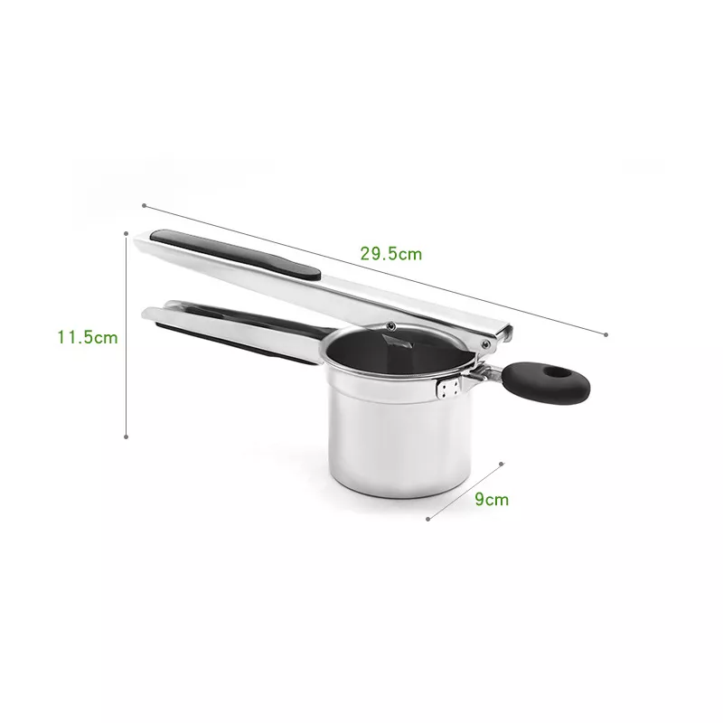 Premium Stainless Steel Potato Ricer with 3 Interchangeable Fineness Discs and Comfort Handle - Image 5