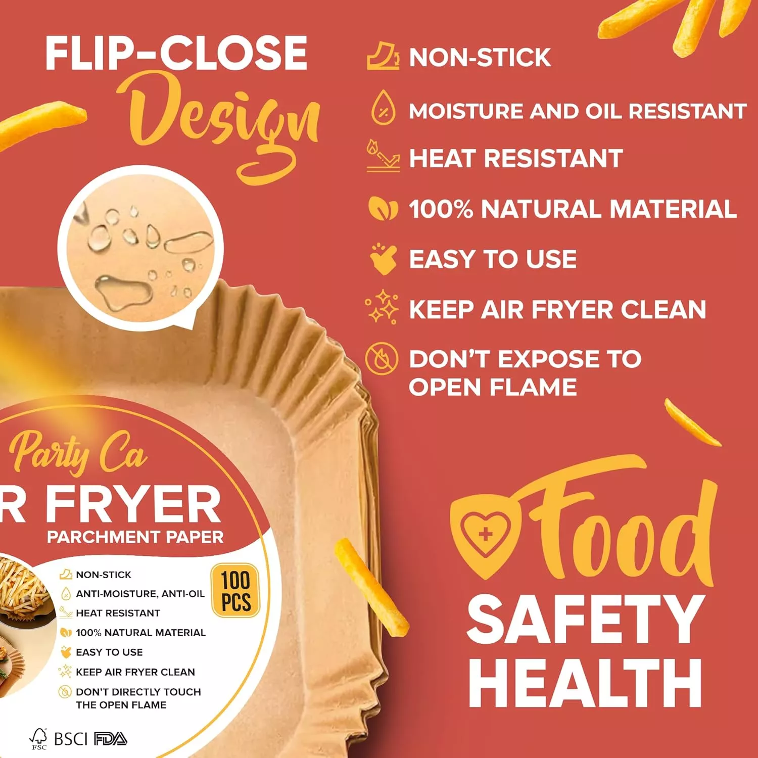 Disposable Non-Stick Air Fryer Liner - Image 4