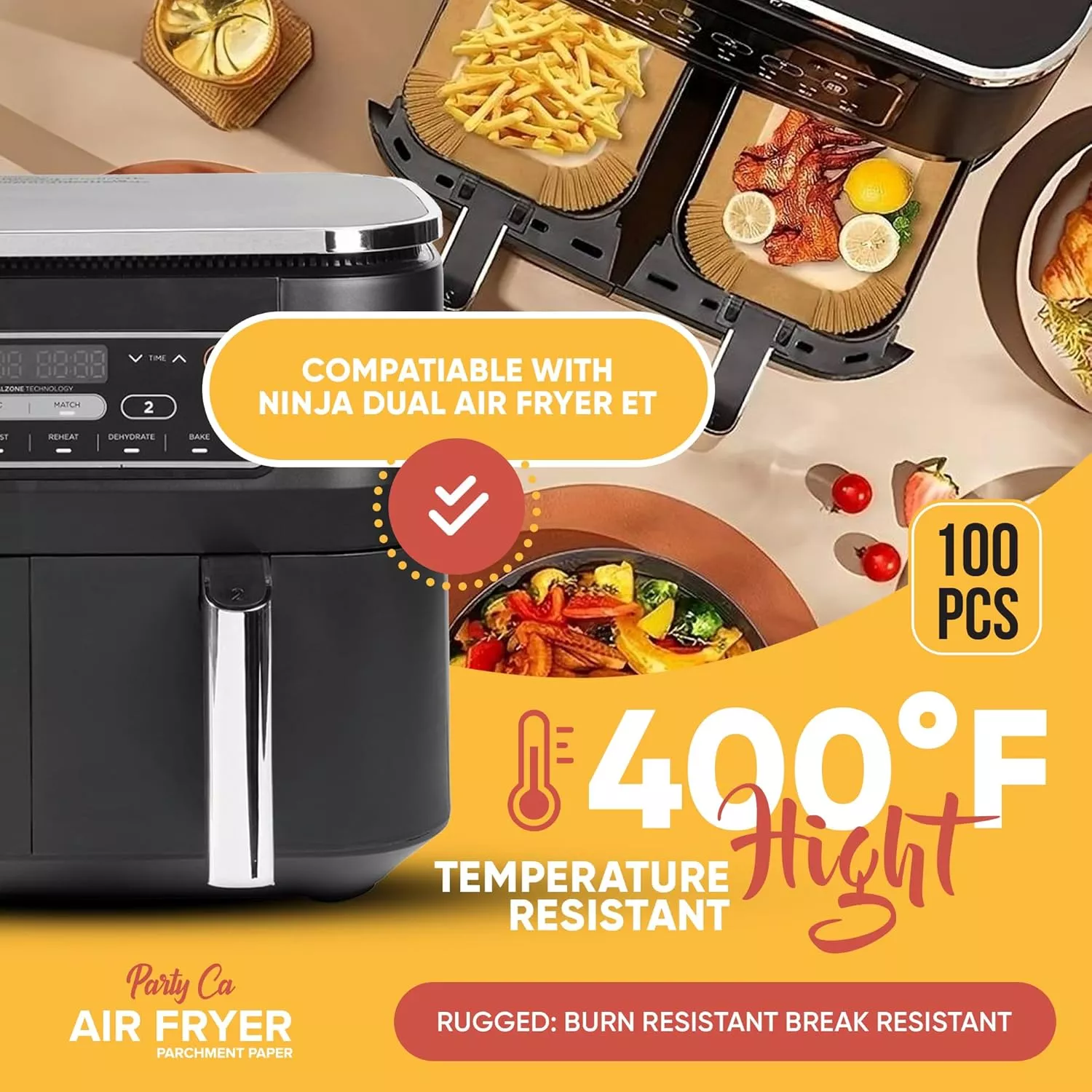 Disposable Non-Stick Air Fryer Liner - Image 5