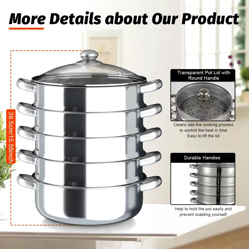 Multi-Function Food Steamer for Vegetables and Seafood - Image 6