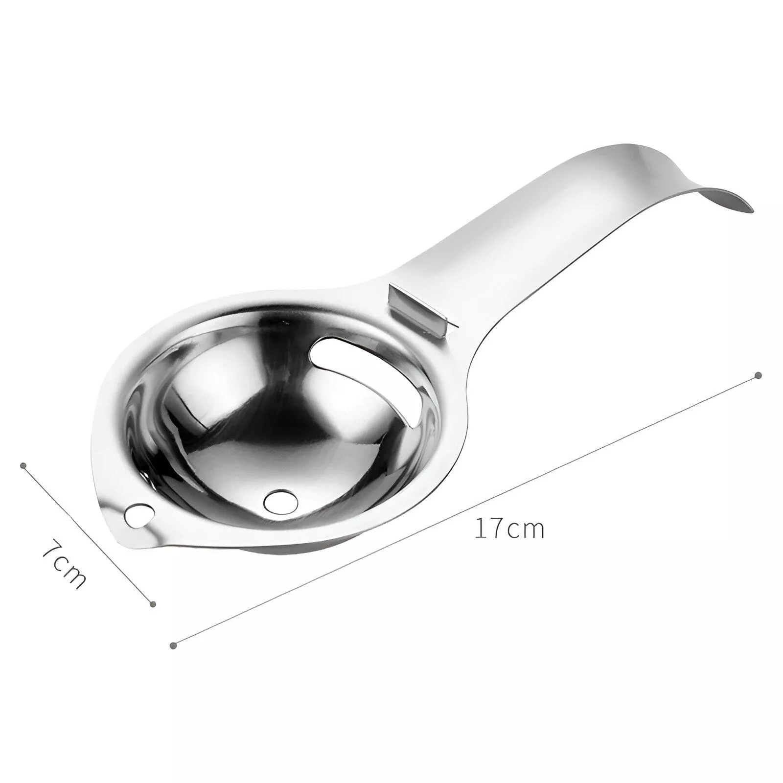 Stainless Steel Long Handle Egg Separator - Image 6