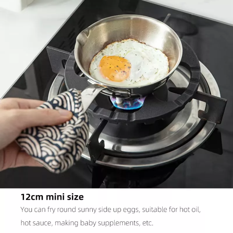 12cm Non-Stick Mini Egg Pan - Image 3