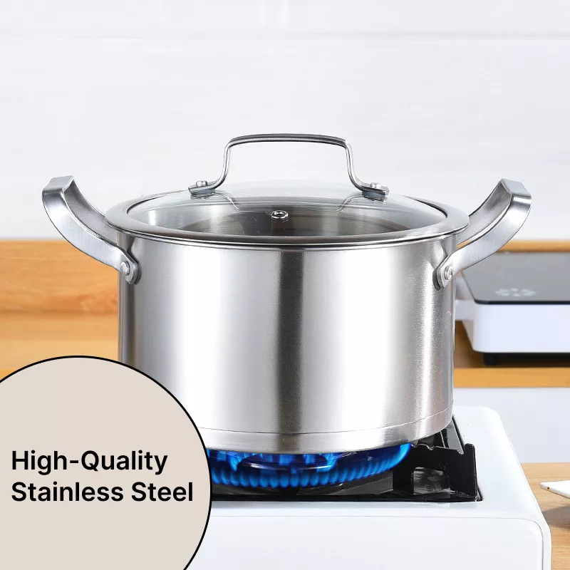 3-Piece Stainless Steel Cookware Set - Image 2