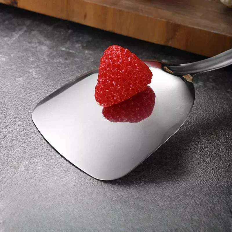 5-Piece Stainless Steel Kitchen Tool Set with Wooden Handles – Essential Cooking Utensils - Image 4