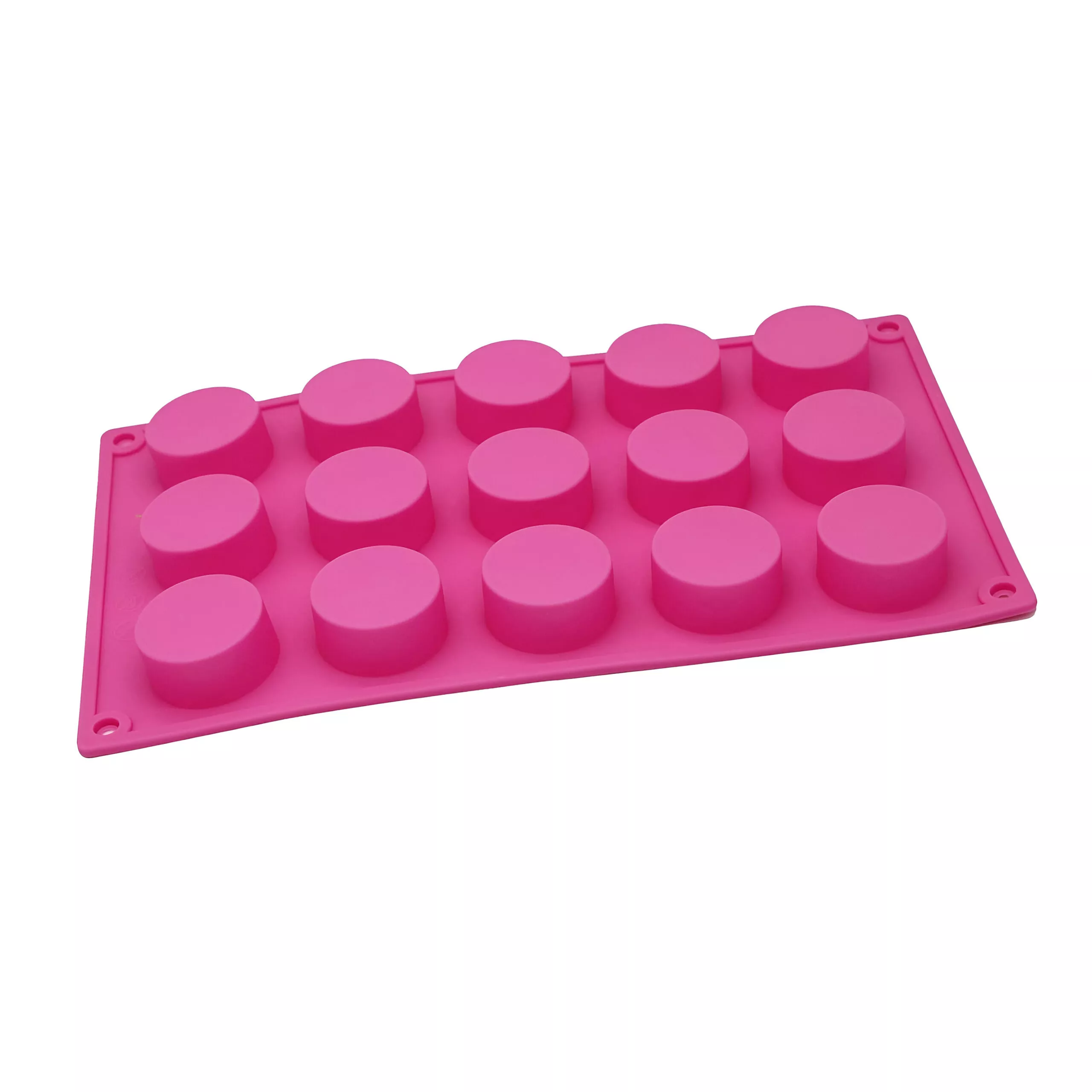 15-Cavity Round Silicone Mold for Baking, Chocolate, Candy & Soap Making - Image 4