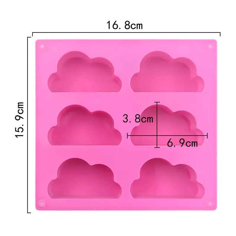 Cloud Shape Silicone Mold for Baking, Candy Making, and More - Image 5
