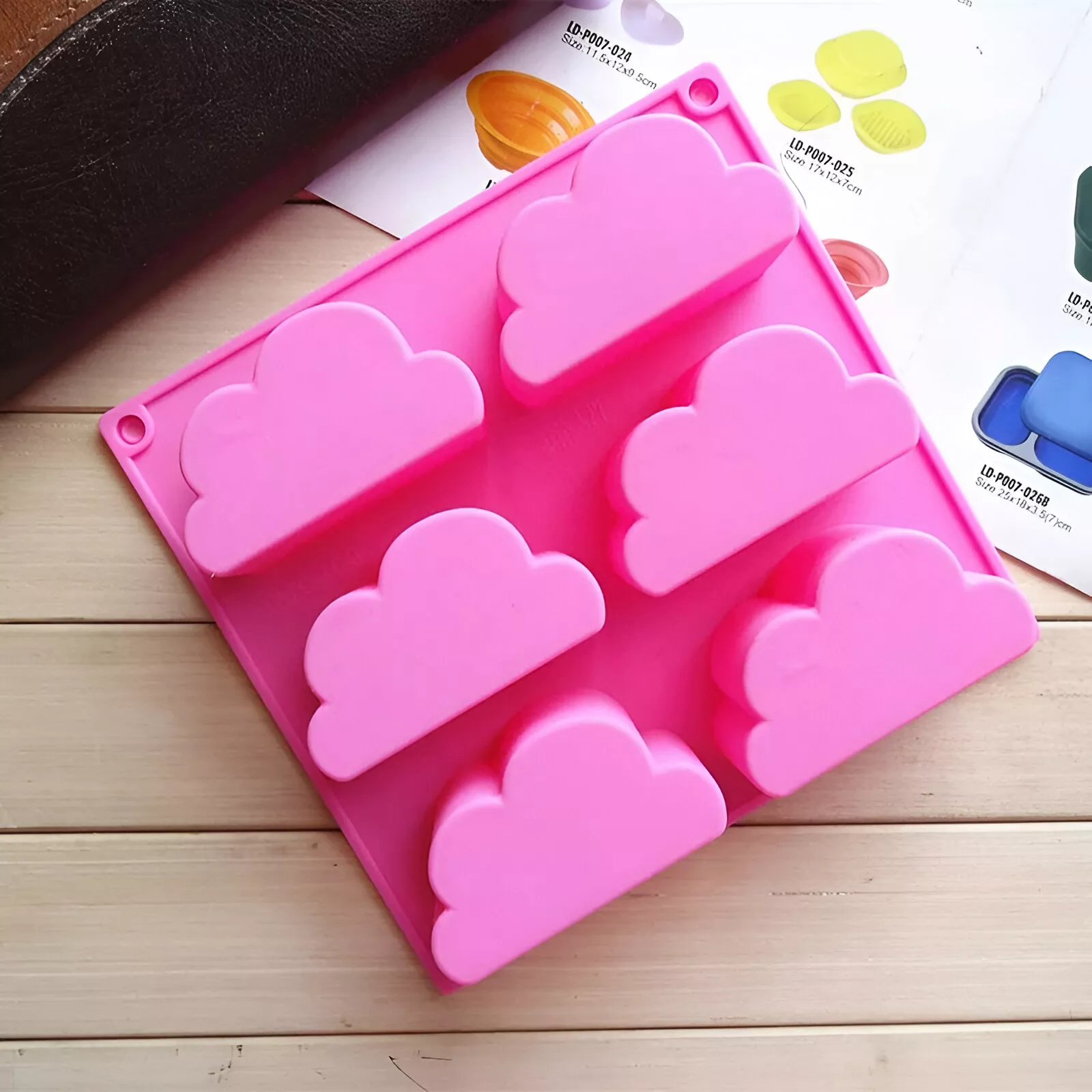 Cloud Shape Silicone Mold for Baking, Candy Making, and More - Image 3