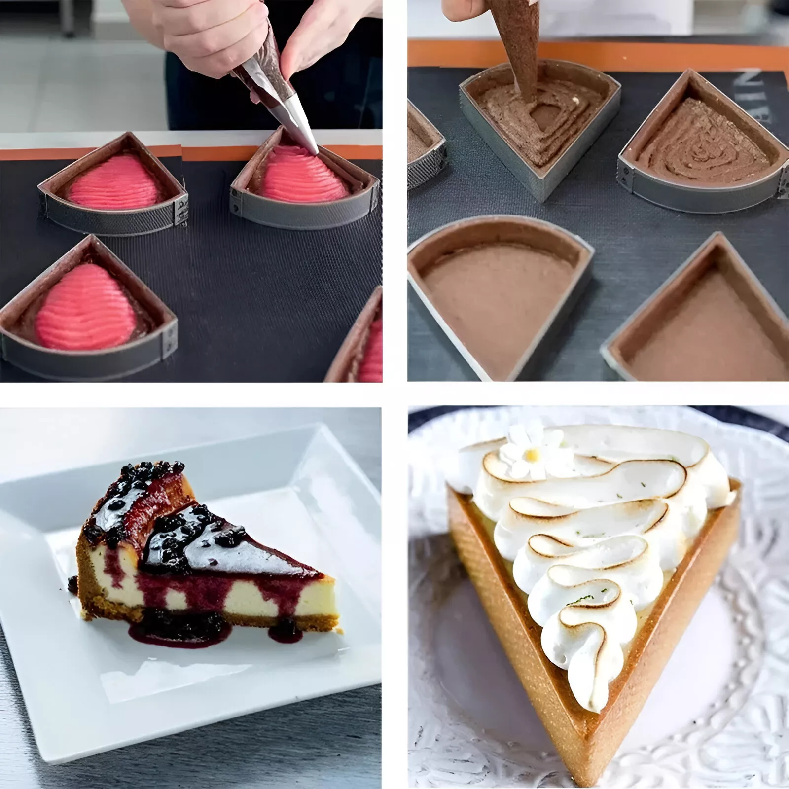 Stainless Steel Cake Tart Fan-Shaped Ring Molds for Baking & Pastries - Image 3