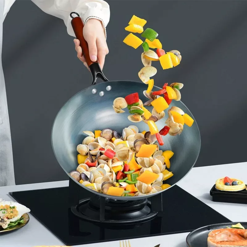 Non-Coating Stir Fry Pan for Induction & Gas Stoves - Image 2