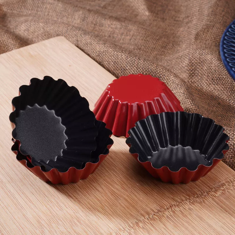 12-Pack Round Reusable Nonstick Cupcake & Muffin Baking Cups