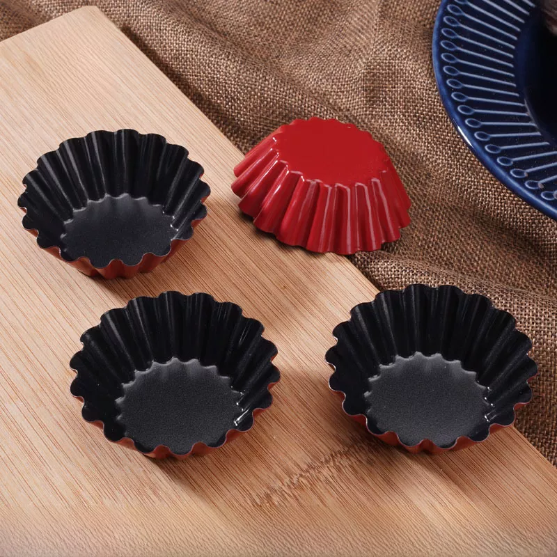 12-Pack Round Reusable Nonstick Cupcake & Muffin Baking Cups - Image 3