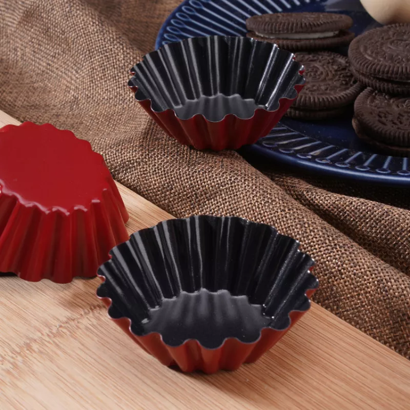 12-Pack Round Reusable Nonstick Cupcake & Muffin Baking Cups - Image 5