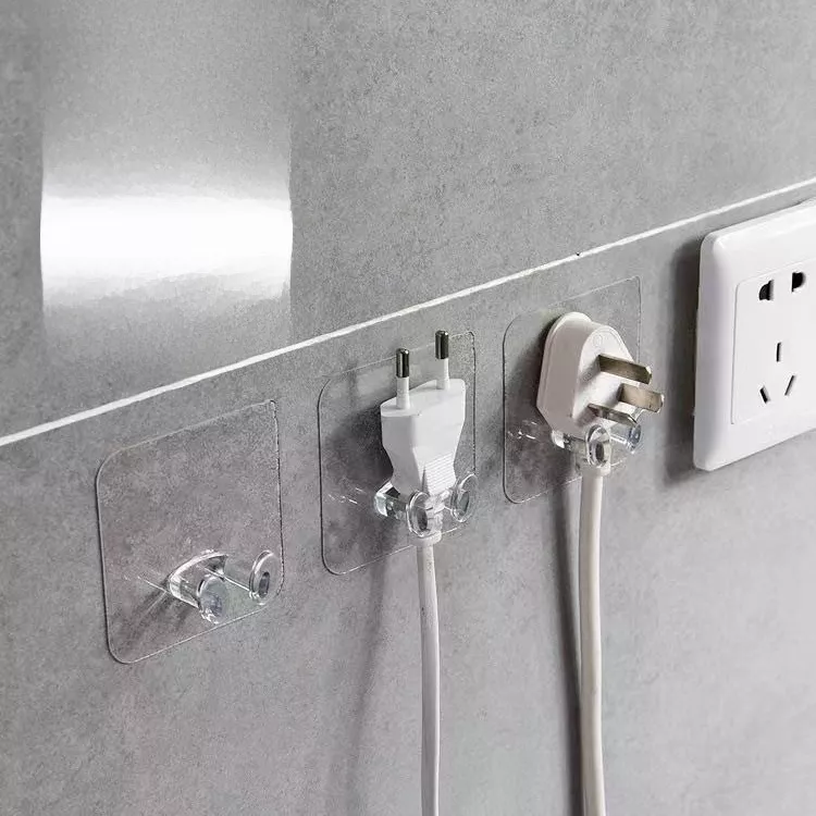 Transparent Toothbrush & Shaver Wall Hanging Holder - Image 6