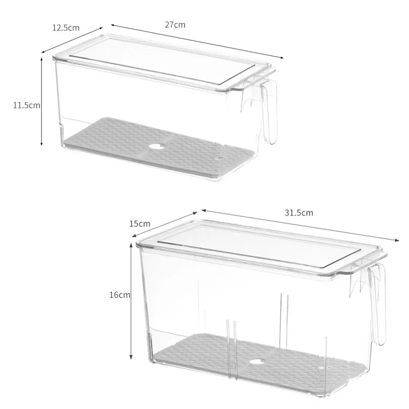 Stackable Kitchen Food Storage Box with Handle - Image 7