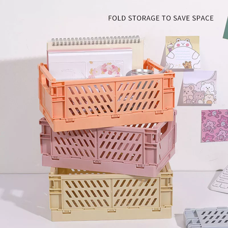 Collapsible Plastic Storage Basket - Image 4