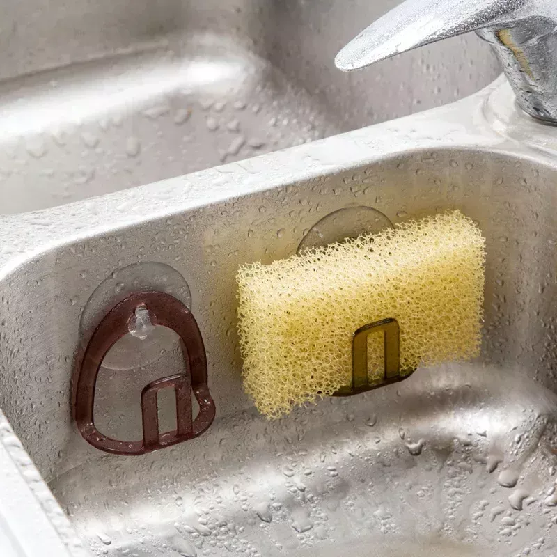 Sink Drain Rack Suction Cup Sponge Holder - Image 3