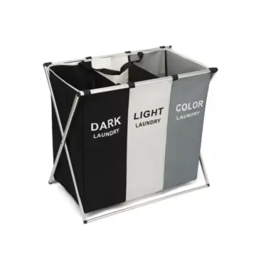 3-Grid Foldable Laundry Basket