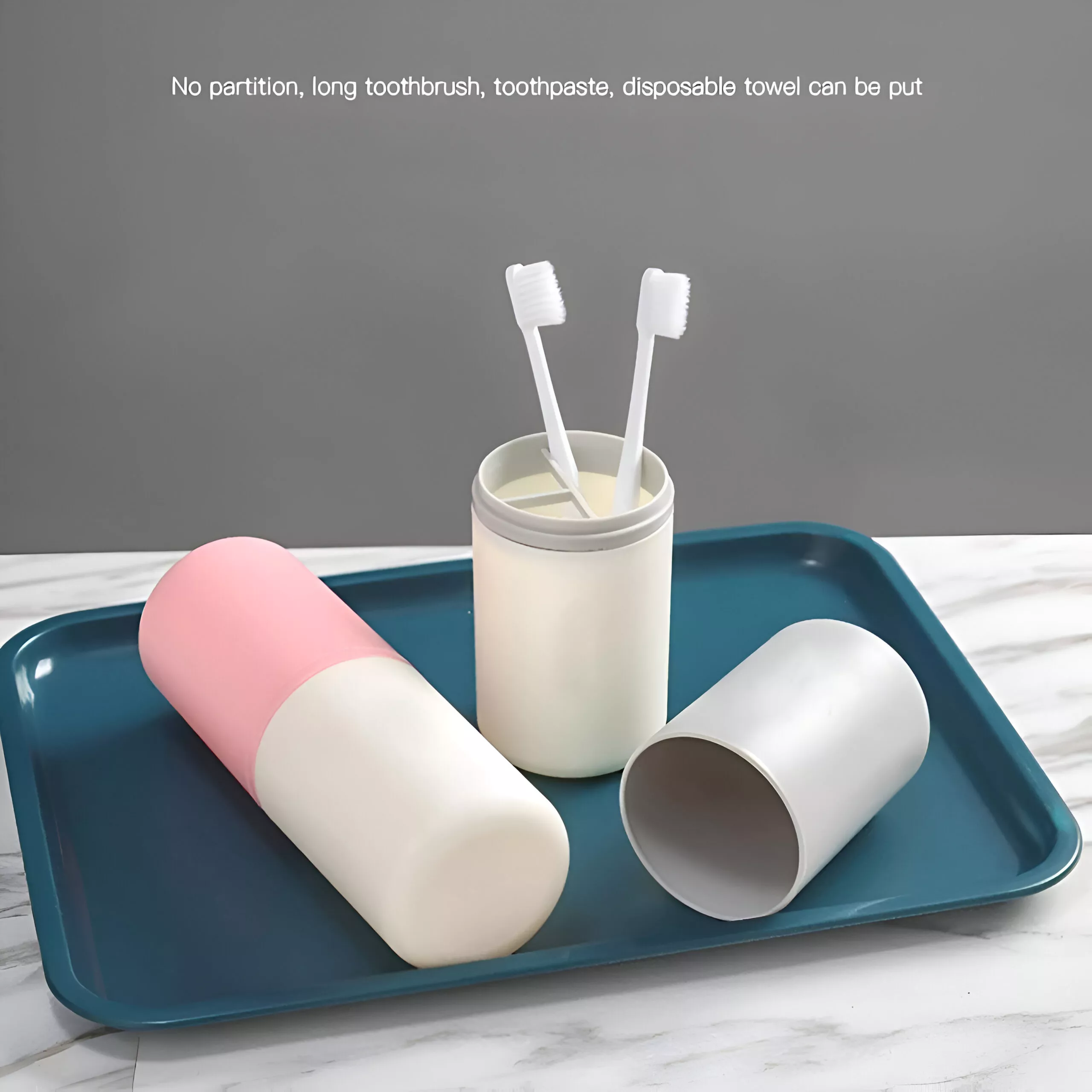 Portable Travel Toothbrush and Toothpaste Holder Case - Image 2