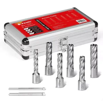 8-Piece High-Speed Steel Annular Cutter Set
