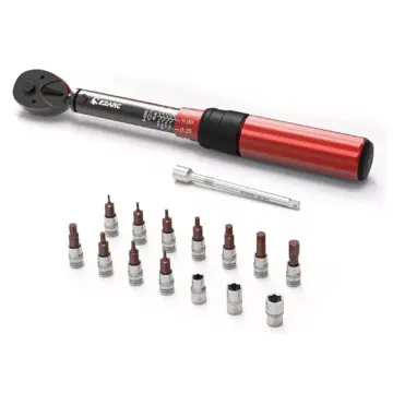 Torque Wrench 1/4 Inch 5-25 Nm ±3% Accuracy with Extension Rod and Ratchet Head