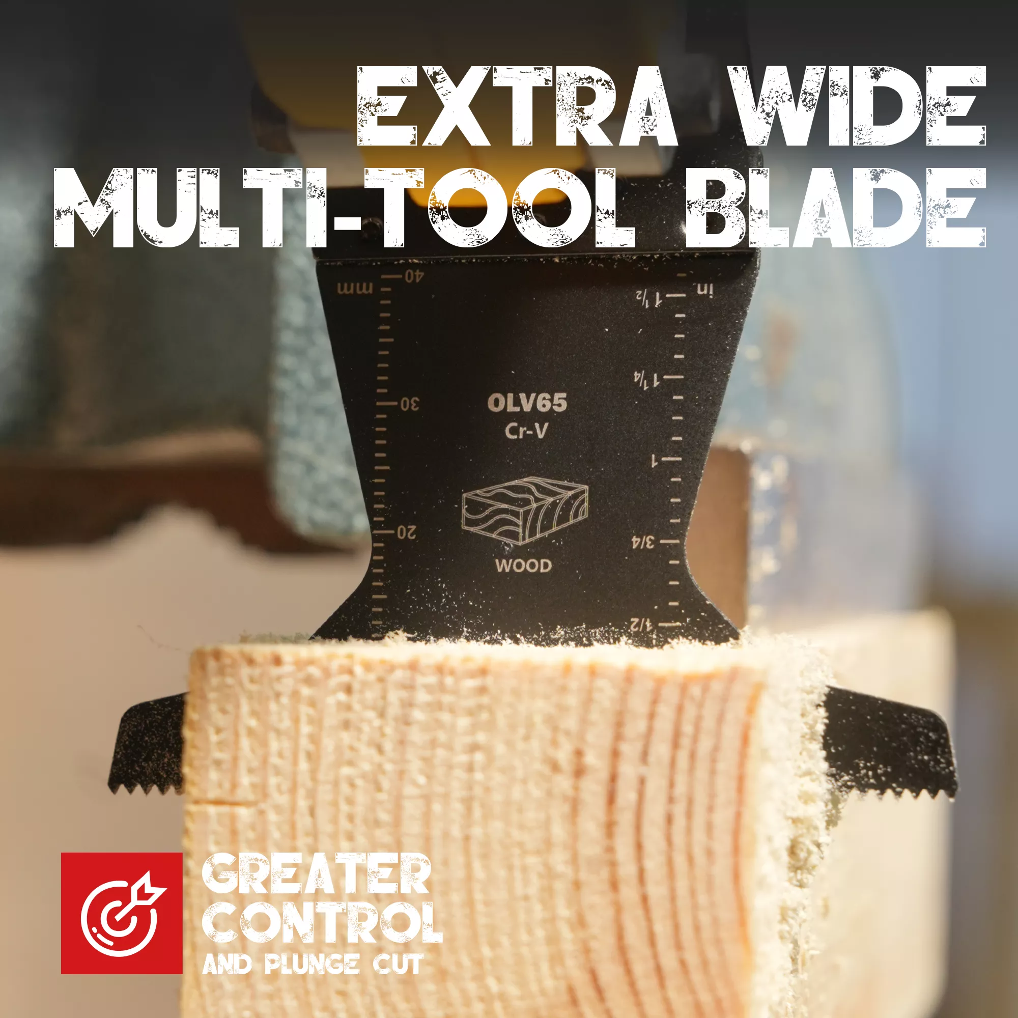 Extra-Wide Oscillating Multitool Blade for Precise Cuts - Image 2