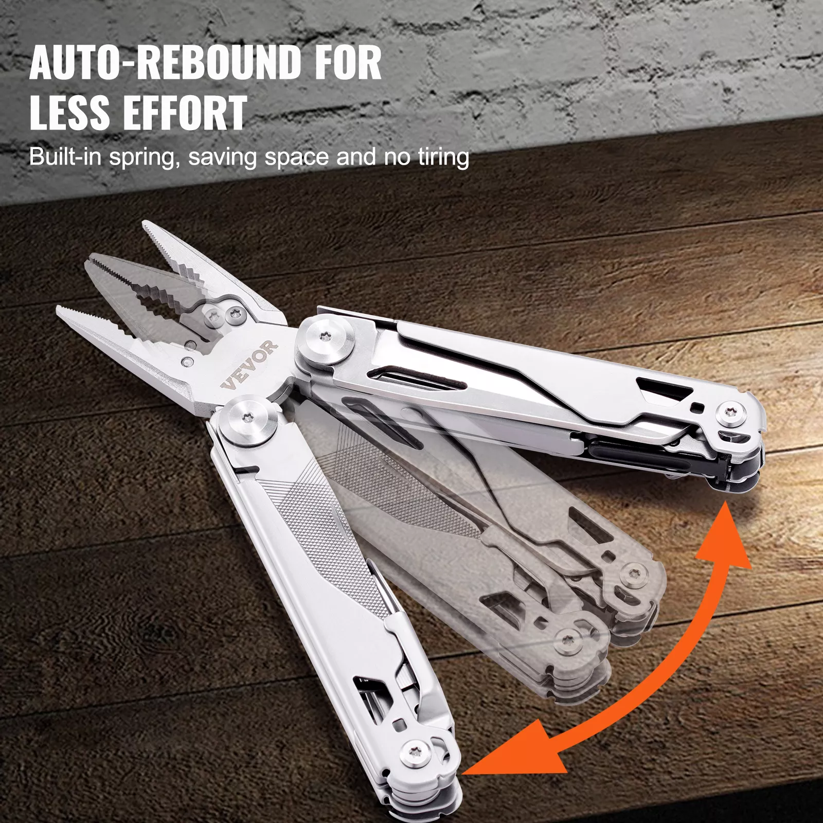 17-in-1 Multi-Tool Pliers with Knife, Scissors, Saw, Screwdrivers & More - Image 4