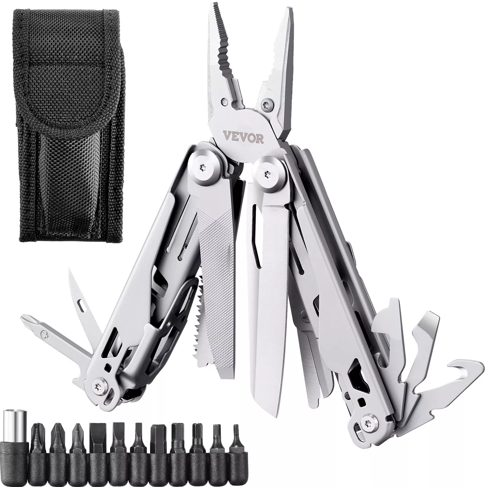 17-in-1 Multi-Tool Pliers with Knife, Scissors, Saw, Screwdrivers & More