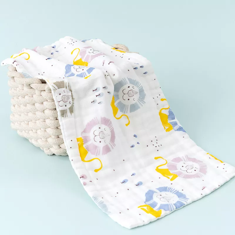 Soft Muslin Baby Swaddle Blanket & Multi-Function Infant Quilt