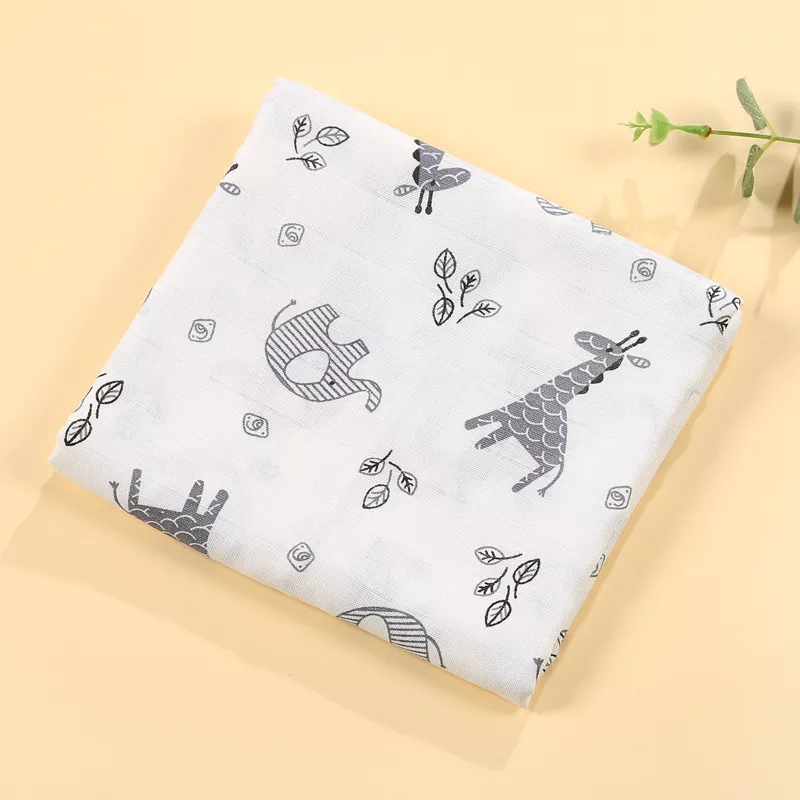 Soft Muslin Baby Swaddle Blanket & Multi-Function Infant Quilt - Image 2