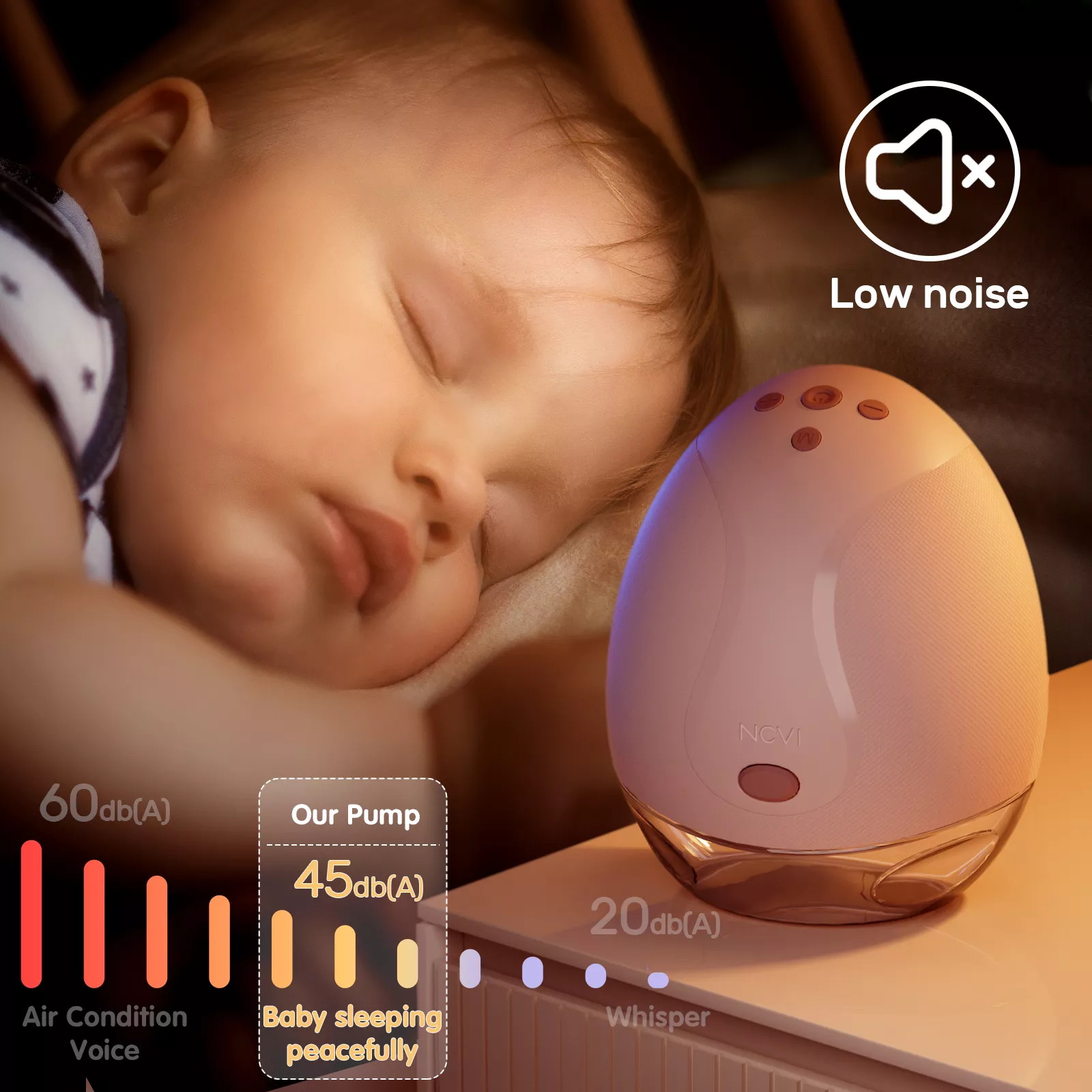 Hands-Free Wearable Double Electric Breast Pump with 4 Modes & 9 Suction Levels - Image 3