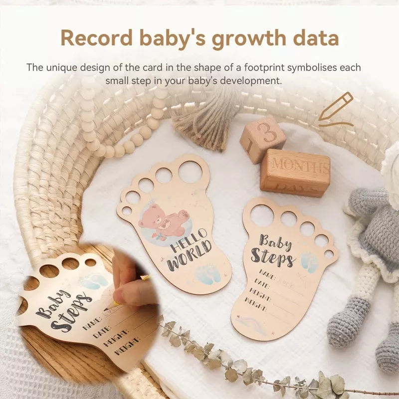 Wooden Baby Milestone Card - Image 5