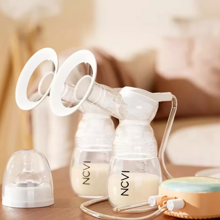 Double Electric Breast Pump with 4 Modes, 9 Levels, and LED Touch Display