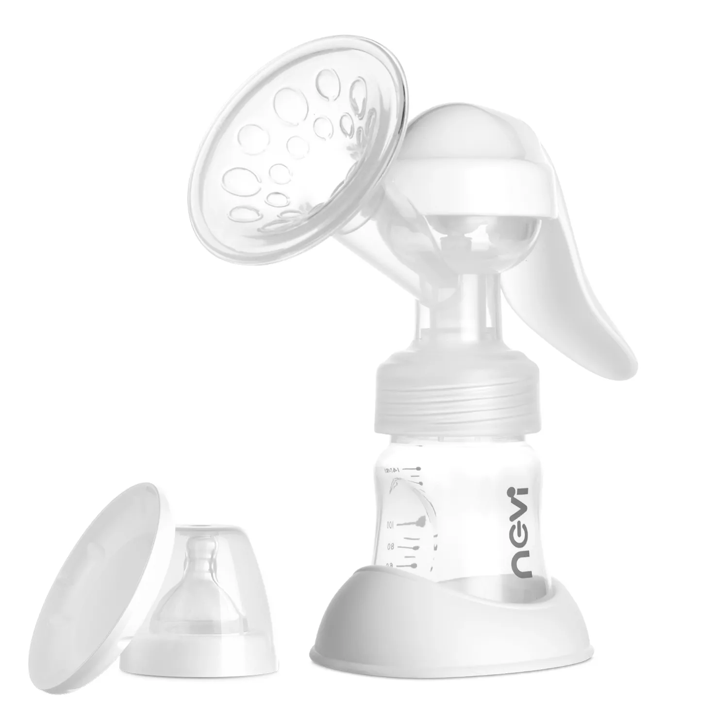 Portable Manual Breast Pump with BPA-Free 5oz Milk Bottle, Powerful Suction - Image 6