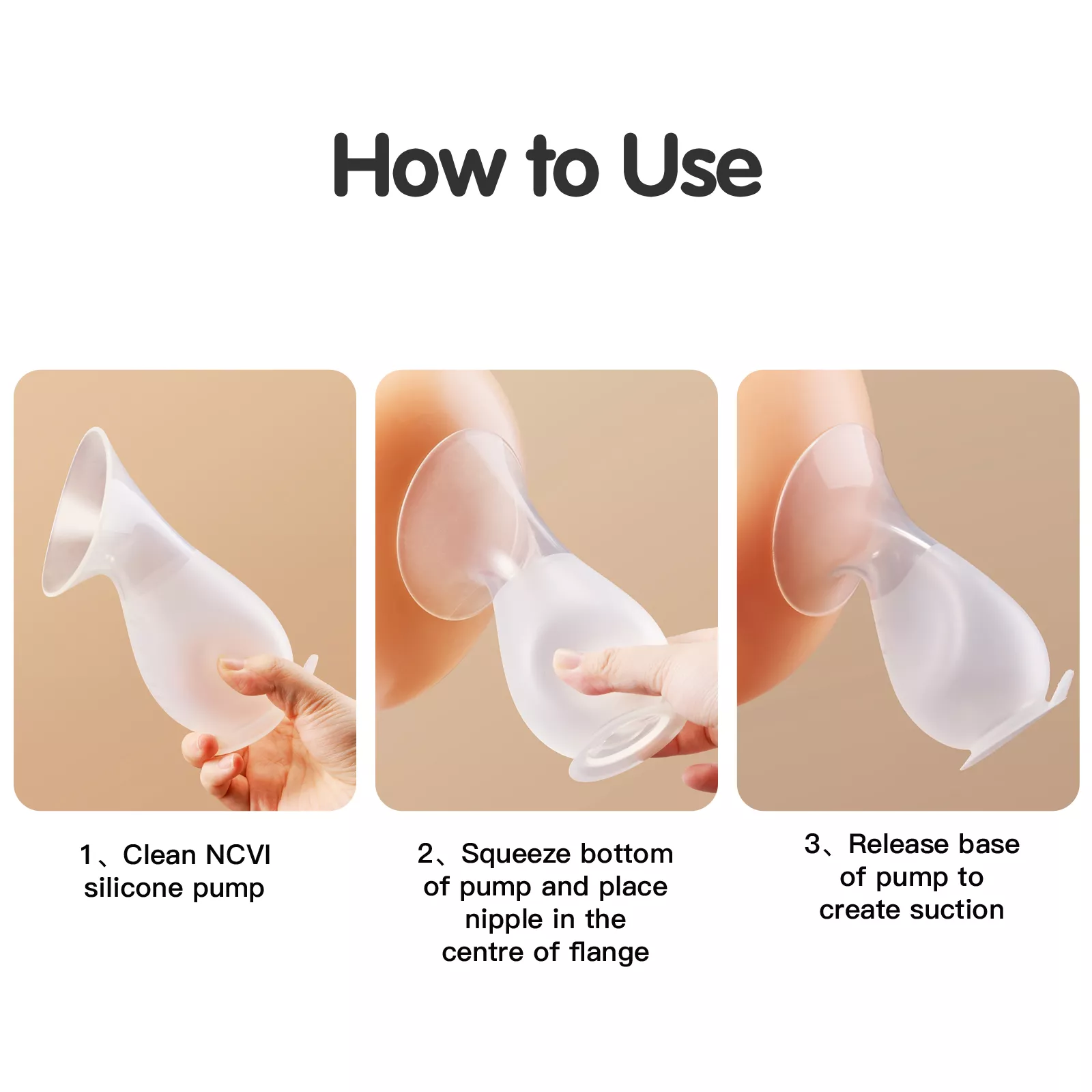 Silicone Milk Saver with Leak-Proof Cap and Suction Base – 5oz Portable Breast Pump - Image 6
