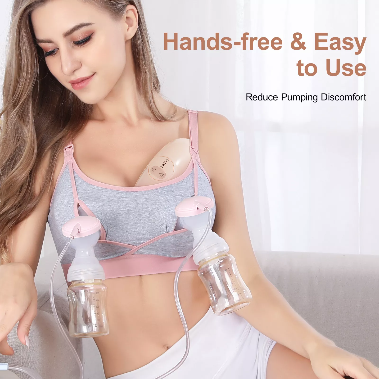 Warming Lactation Massager with Heat and Vibration for Breastfeeding Relief - Image 4