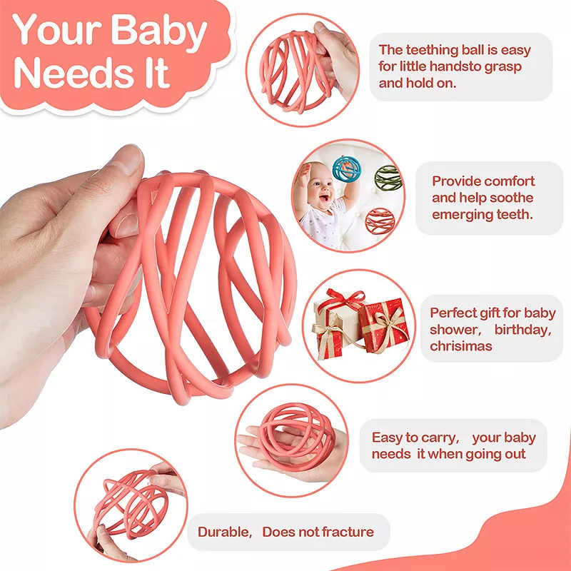 Baby Teething Toy - Food Grade Silicone, BPA-Free Grip & Learning Labyrinth - Image 2