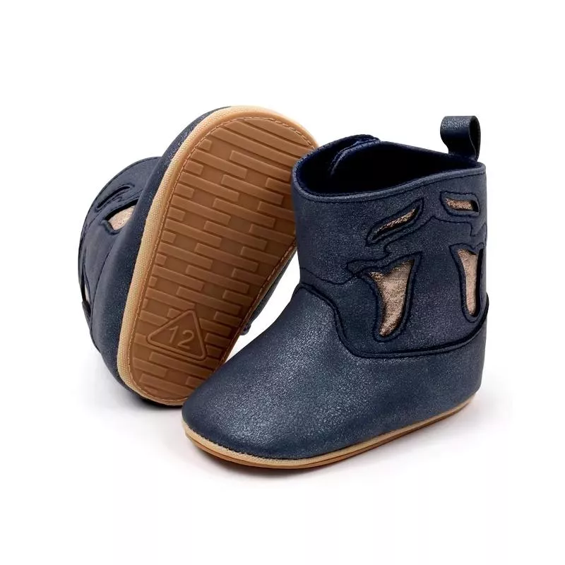 Baby Warm Boots Vintage Style First Walking Shoes for Winter and Fall
