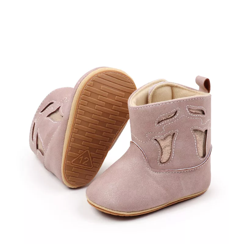 Baby Warm Boots Vintage Style First Walking Shoes for Winter and Fall - Image 5