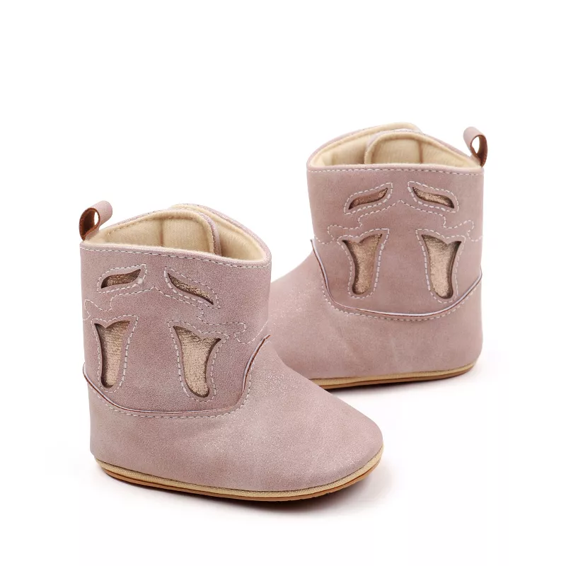 Baby Warm Boots Vintage Style First Walking Shoes for Winter and Fall - Image 4