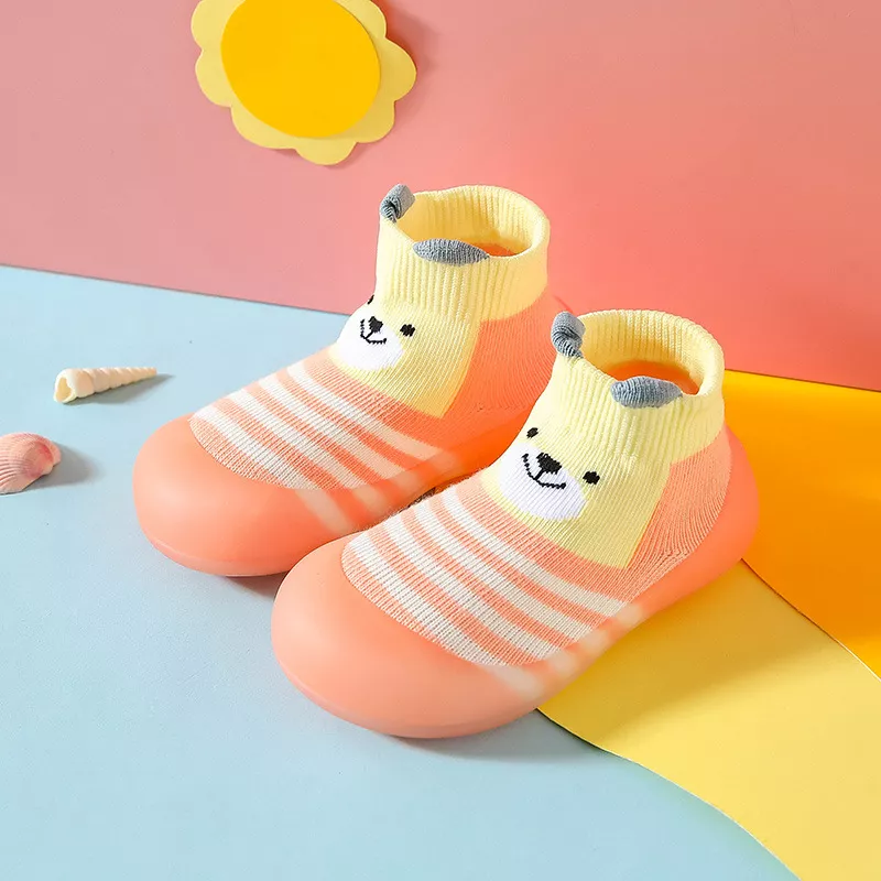 Cartoon Animal Non-Slip Baby Socks Shoes for Girls & Boys - Image 4